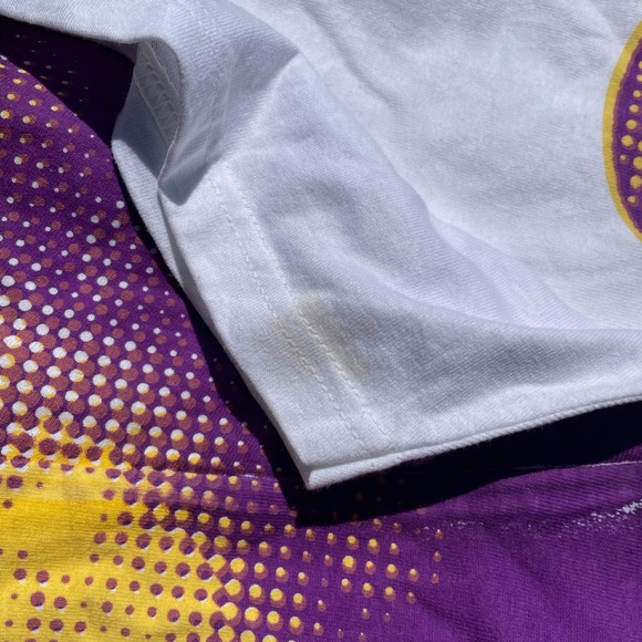 Undefeated Evander Holyfield Mike Tyson Bitten Ear Savage 90s Boxing AOP Large - Picture 12 of 12